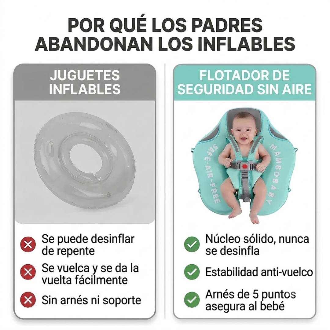 Flotador para bebés no inflable