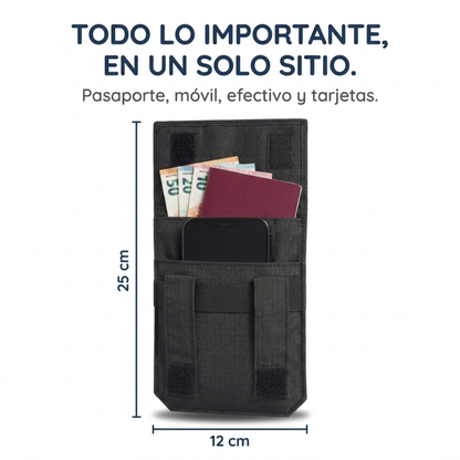 Cinturón antirrobo con bolsillo oculto