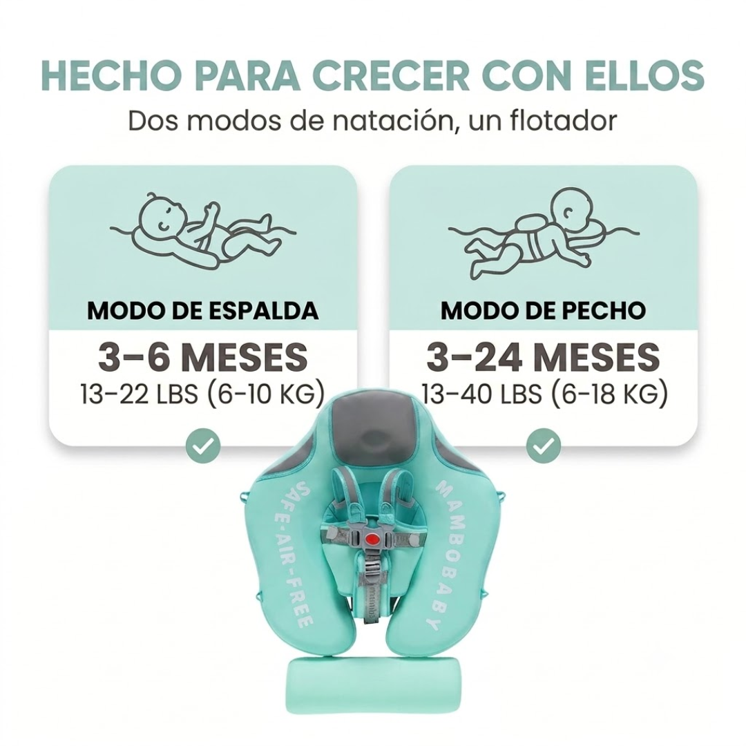 Flotador para bebés no inflable